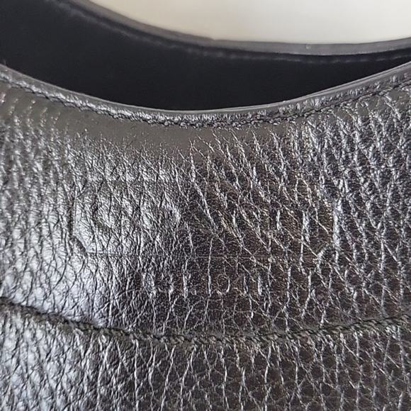 *SOLD* Coach Curly pebbled leather in  black women's tote/ shoulder bag - Picture 3 of 14